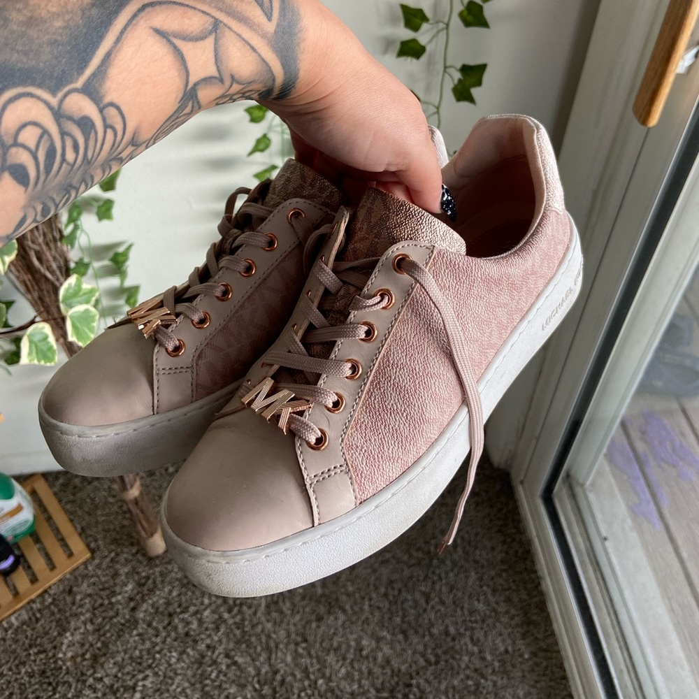 Pink/Rose Gold MK Shoes Hardly Worn